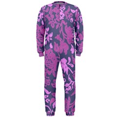 Background Pattern Flower Texture Onepiece Jumpsuit (men) by Semog4