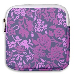 Background Pattern Flower Texture Mini Square Pouch by Semog4