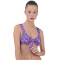 Background Pattern Flower Texture Front Tie Bikini Top View1