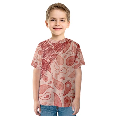 Tribal Background Pattern Texture Design Kids  Sport Mesh Tee by Semog4