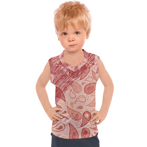 Tribal Background Pattern Texture Design Kids  Sport Tank Top by Semog4