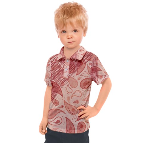 Tribal Background Pattern Texture Design Kids  Polo Tee by Semog4