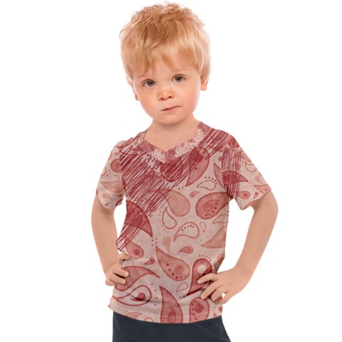 Tribal Background Pattern Texture Design Kids  Sports Tee by Semog4