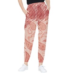 Tribal Background Pattern Texture Design Women s Tapered Pants by Semog4