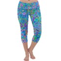 Tribal Pattern Pattern Capri Yoga Leggings View1