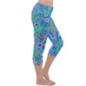 Tribal Pattern Pattern Capri Yoga Leggings View3