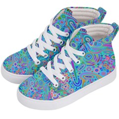 Tribal Pattern Pattern Kids  Hi-top Skate Sneakers by Semog4