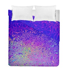 Psychedelic Retrovintage Colorful Duvet Cover Double Side (full/ Double Size) by Semog4