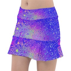 Psychedelic Retrovintage Colorful Classic Tennis Skirt