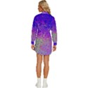 Psychedelic Retrovintage Colorful Womens Long Sleeve Shirt Dress View4