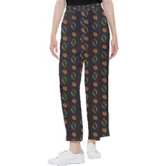 Pattern Decorative Elements Silver Women s Pants 