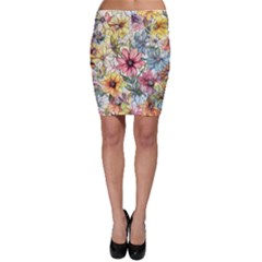 Flower Nature Floral Spring Bodycon Skirt by Semog4