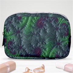 Fractal Floral Background Planetary Make Up Pouch (small) by Semog4