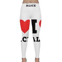 I Love Alice Classic Yoga Leggings by ilovewhateva