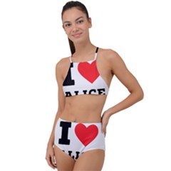 I Love Alice High Waist Tankini Set by ilovewhateva