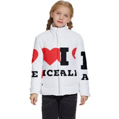 I Love Alice Kids  Puffer Bubble Jacket Coat by ilovewhateva