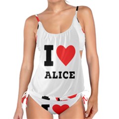 I Love Alice Tankini Set by ilovewhateva