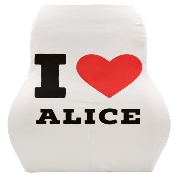 I love alice Car Seat Back Cushion 