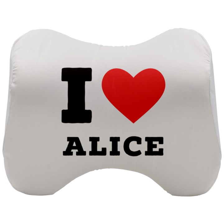 I love alice Head Support Cushion