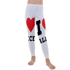 I Love Alice Kids  Lightweight Velour Leggings by ilovewhateva