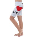 I love alice Kids  Lightweight Velour Cropped Yoga Leggings View2