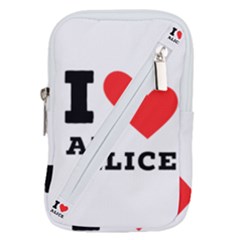 I Love Alice Belt Pouch Bag (large) by ilovewhateva