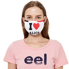 I Love Alice Cloth Face Mask (adult) by ilovewhateva