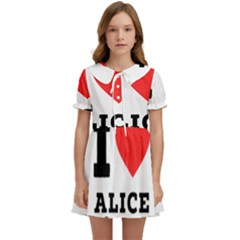 I Love Alice Kids  Sweet Collar Dress by ilovewhateva