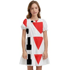 I Love Alice Kids  Puff Sleeved Dress by ilovewhateva