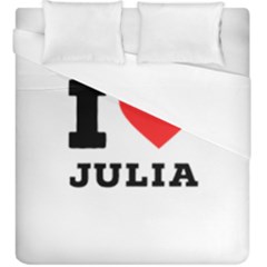 I Love Julia  Duvet Cover (king Size) by ilovewhateva