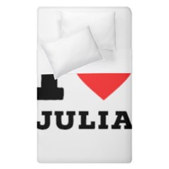 I Love Julia  Duvet Cover Double Side (single Size) by ilovewhateva