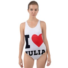 I Love Julia  Cut-out Back One Piece Swimsuit by ilovewhateva