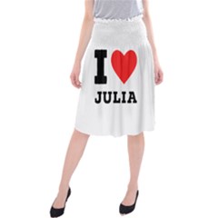 I Love Julia  Midi Beach Skirt by ilovewhateva