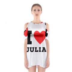 I love Julia  Shoulder Cutout One Piece Dress