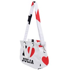 I Love Julia  Rope Handles Shoulder Strap Bag by ilovewhateva