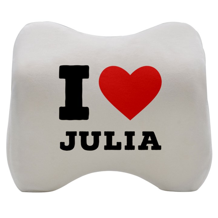 I love Julia  Velour Head Support Cushion