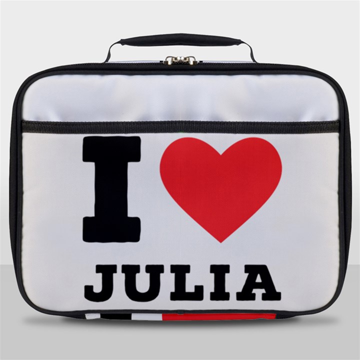 I love Julia  Full Print Lunch Bag