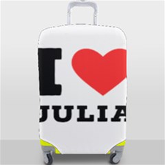 I Love Julia  Luggage Cover (large) by ilovewhateva