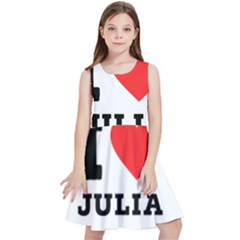 I love Julia  Kids  Skater Dress