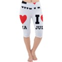 I love Julia  Lightweight Velour Cropped Yoga Leggings View1