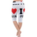 I love Julia  Lightweight Velour Cropped Yoga Leggings View4