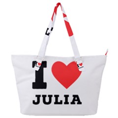 I Love Julia  Full Print Shoulder Bag by ilovewhateva