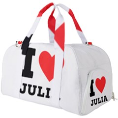 I Love Julia  Burner Gym Duffel Bag by ilovewhateva