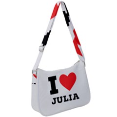 I Love Julia  Zip Up Shoulder Bag by ilovewhateva