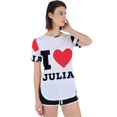 I love Julia  Perpetual Short Sleeve T-Shirt