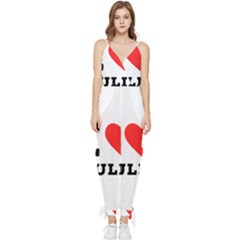 I Love Julia  Sleeveless Tie Ankle Chiffon Jumpsuit by ilovewhateva