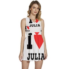 I love Julia  Sleeveless High Waist Mini Dress