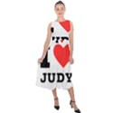 I love judy Midi Tie-Back Chiffon Dress View1