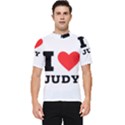 I love judy Men s Short Sleeve Rash Guard View1