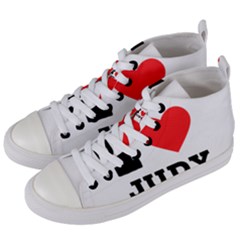 I Love Judy Women s Mid-top Canvas Sneakers by ilovewhateva